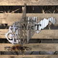 Thankful For My West Virginia Roots Metal Wall Art - Michigan Metal Artwork