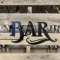 Bar Metal Wall Art Sign - Michigan Metal Artwork