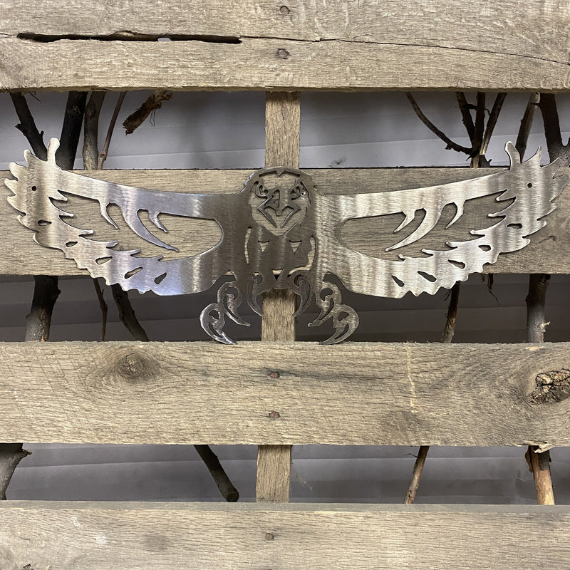 Swooping Eagle Metal Wall Art - Michigan Metal Artwork