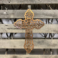 Religious Cross Metal Wall Art #1 - Michigan Metal Artwork