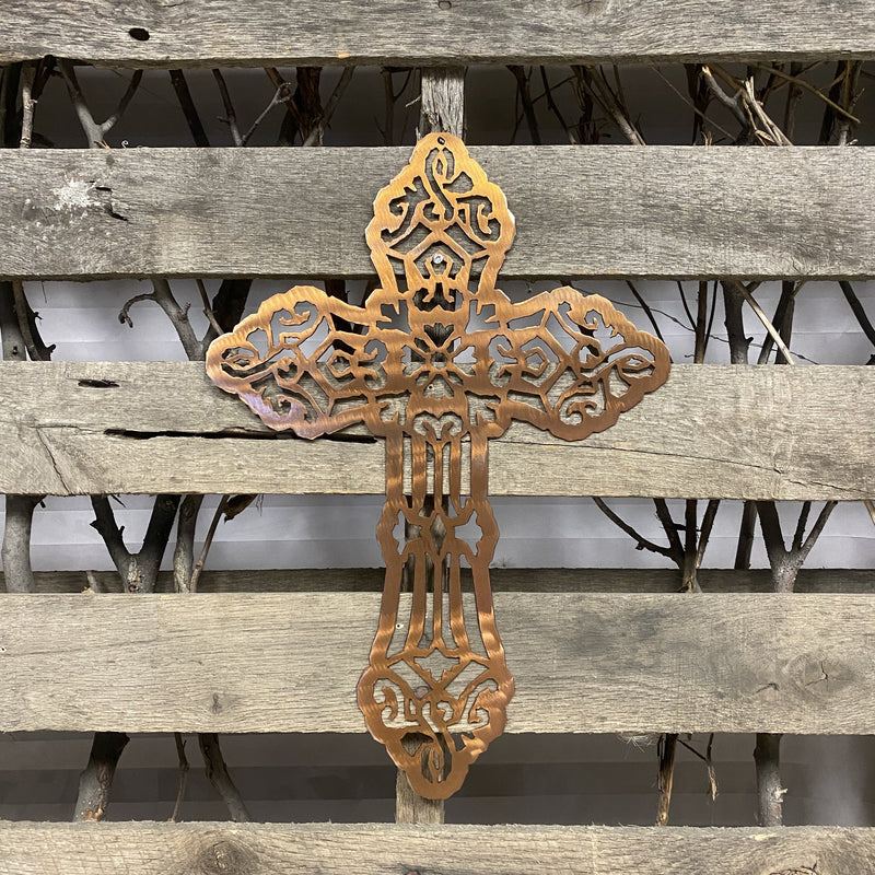 Religious Cross Metal Wall Art