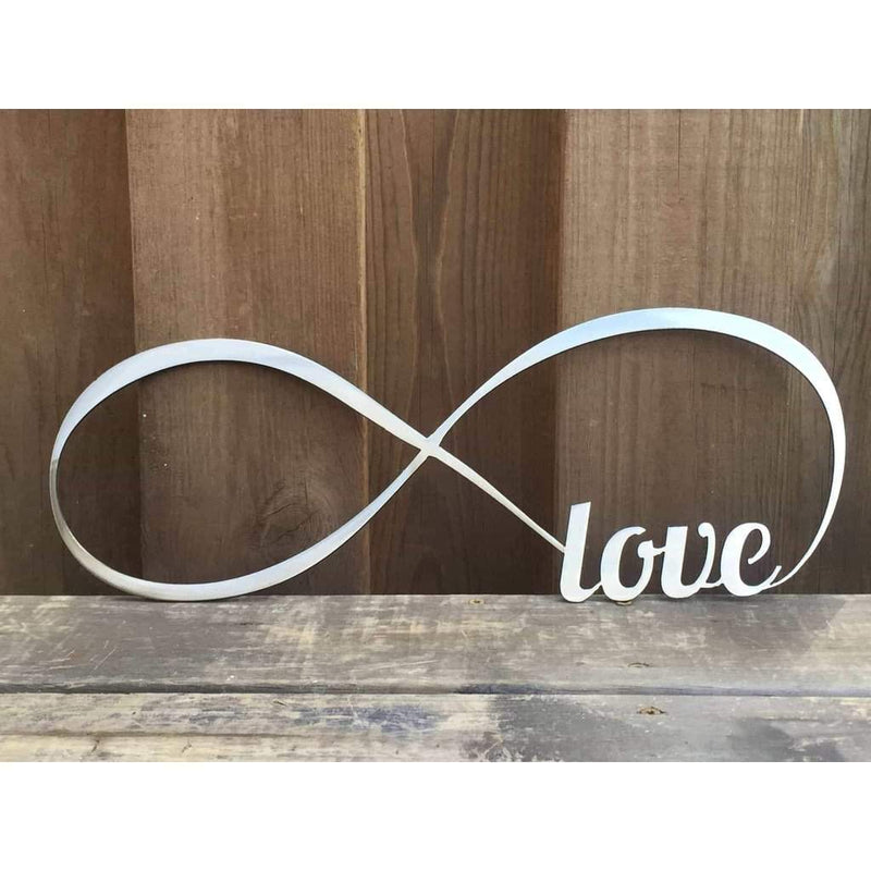 Infinity Love Band Metal Wall Art - Michigan Metal Artwork