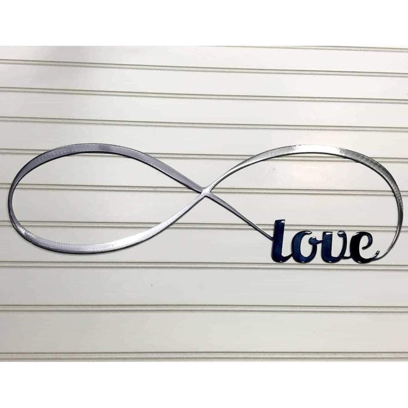 Infinity Love Band Metal Wall Art - Michigan Metal Artwork