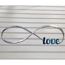 Infinity Love Band Metal Wall Art - Michigan Metal Artwork