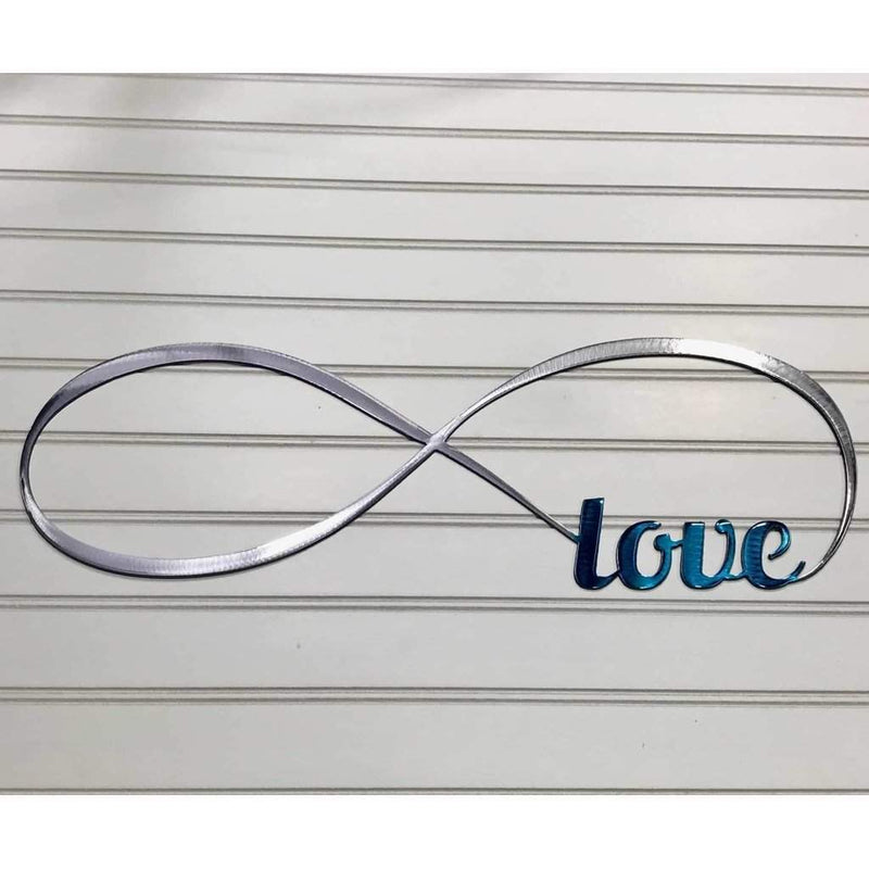 Infinity Love Band Metal Wall Art - Michigan Metal Artwork