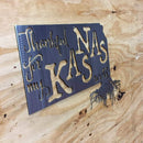 Thankful For My Kansas Roots Metal Wall Art - Michigan Metal Artwork