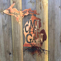 Thankful For My Michigan Roots Metal Wall Art - Michigan Metal Artwork