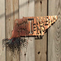 Thankful For My Tennessee Roots Metal Wall Art - Michigan Metal Artwork