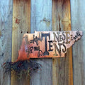 Thankful For My Tennessee Roots Metal Wall Art - Michigan Metal Artwork