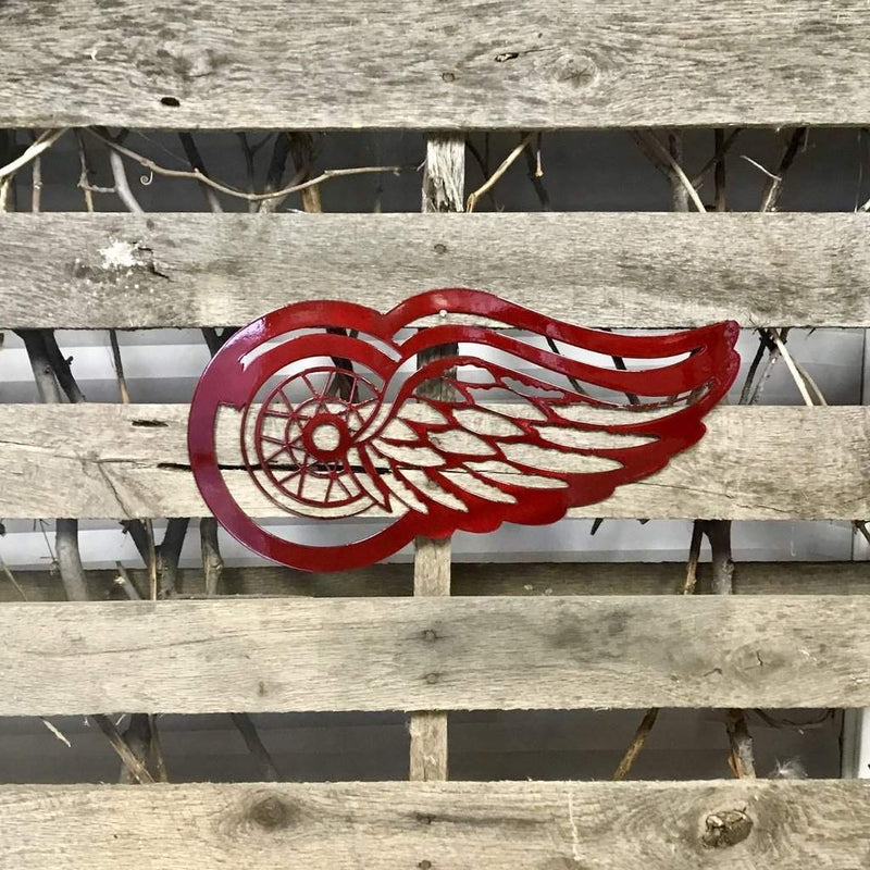 Winged Wheel Metal Wall Art - Michigan Metal Artwork