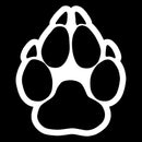 Wolf Paw Metal Wall Art - Michigan Metal Artwork