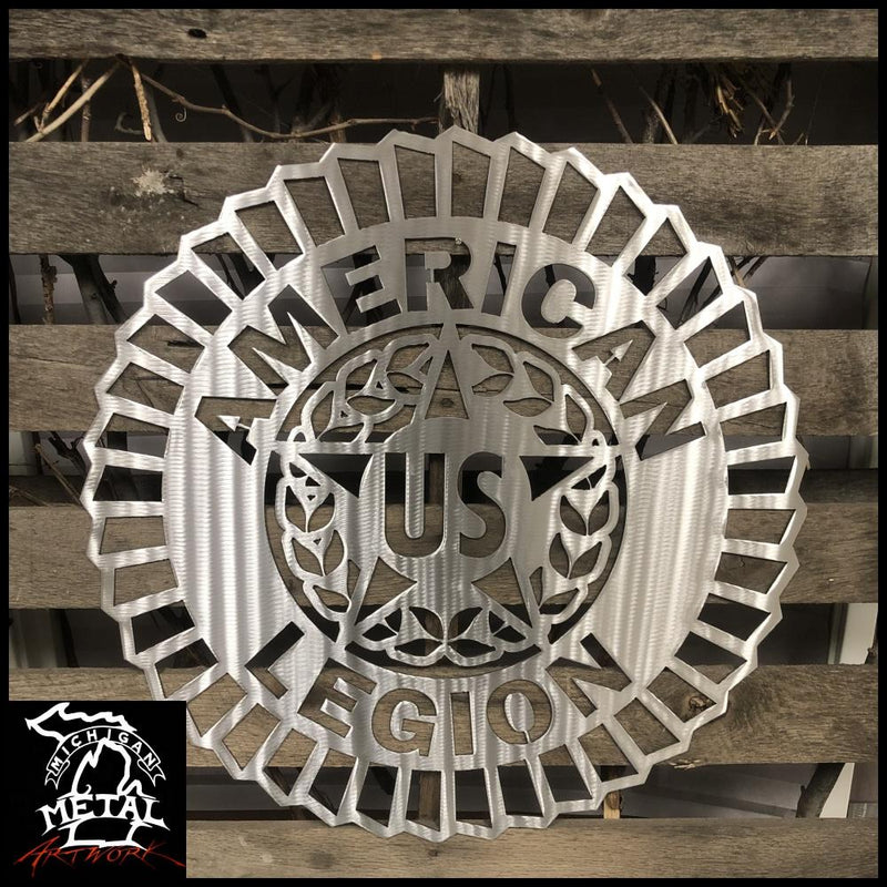 American Legion Metal Wall Art Logo Military