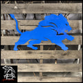 Detroit Lions Metal Wall Art Honolulu Blue / 24 X 14 Sports