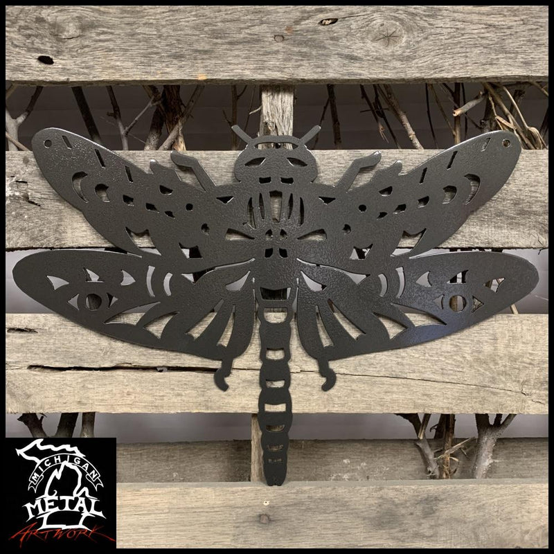 Dragonfly Metal Wall Art - Michigan Metal Artwork