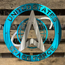 United States Space Force Metal Wall Art Logo - Michigan Metal Artwork