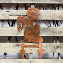 Praying Angel Metal Wall Art - Michigan Metal Artwork