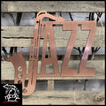 Jazz Music Metal Wall Art Copper / 15 X