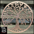 Modern Olive Tree Of Life Metal Wall Art 18 X / Copper Trees &amp; Leaves