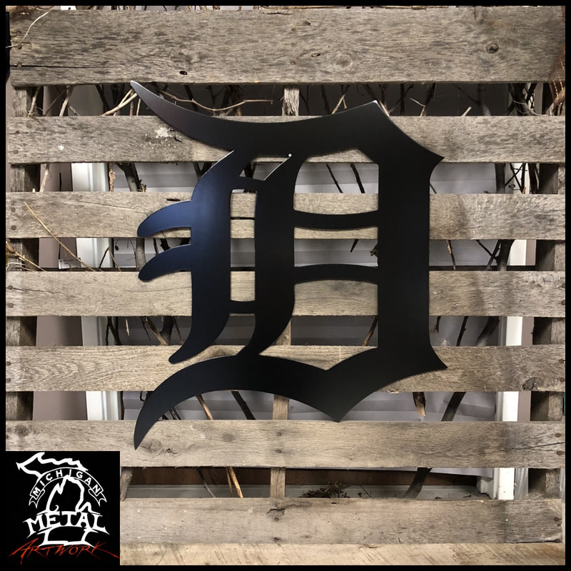Detroit Tigers Old English D - Vinyl Decals Various Colors & Sizes!