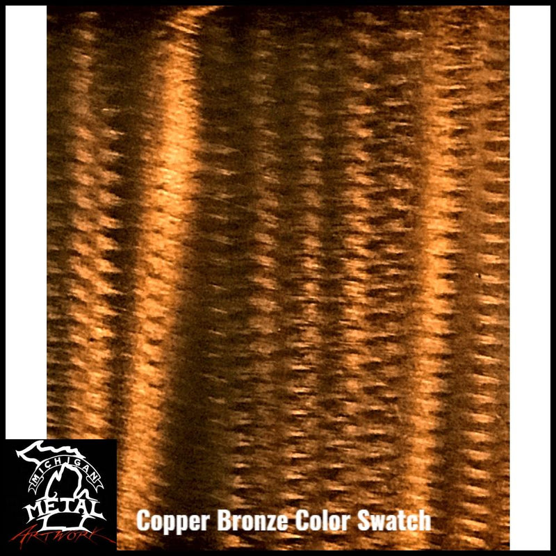 Predict Your Future Metal Wall Art Copper Bronze Quote Signs