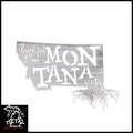 Thankful For My Montana Roots Metal Wall Art Polished - Indoor Only /