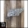 Thankful For My Tennessee Roots Metal Wall Art Polished Torched /