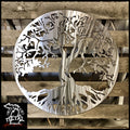 Tree Of Life Metal Wall Art 16 X / Polished Trees &amp; Leaves