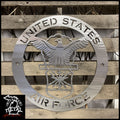 United States Air Force Metal Wall Art Logo Military